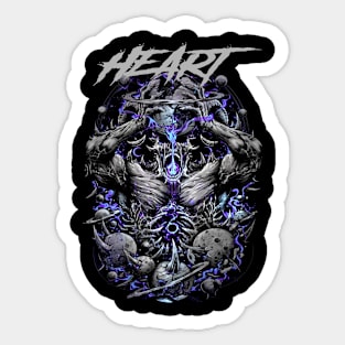 HEART BAND MERCHANDISE Sticker